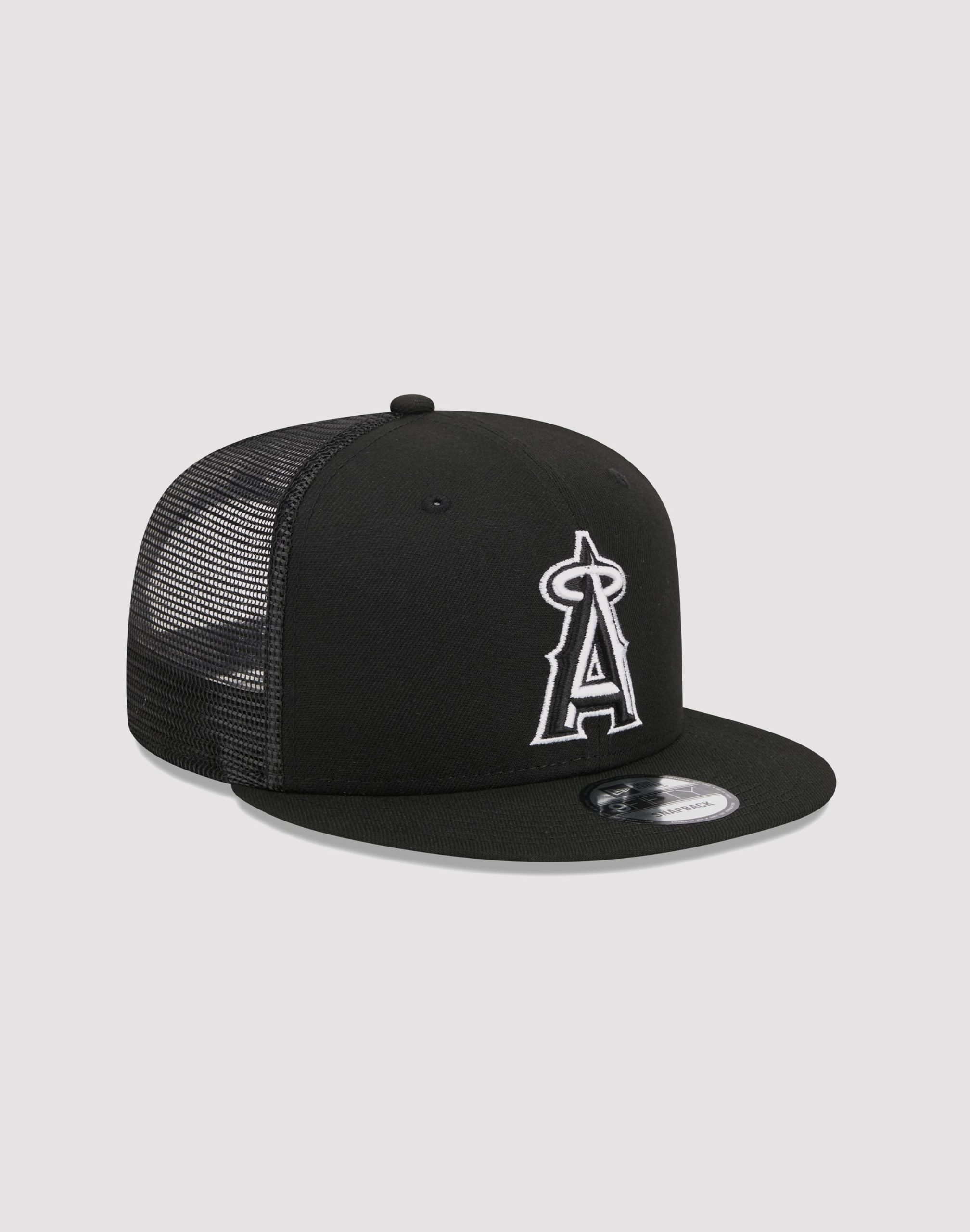 New Era MLB Los Angeles Angels of Anaheim 9FIFTY Evergreen Trucker Snapback - Image 2
