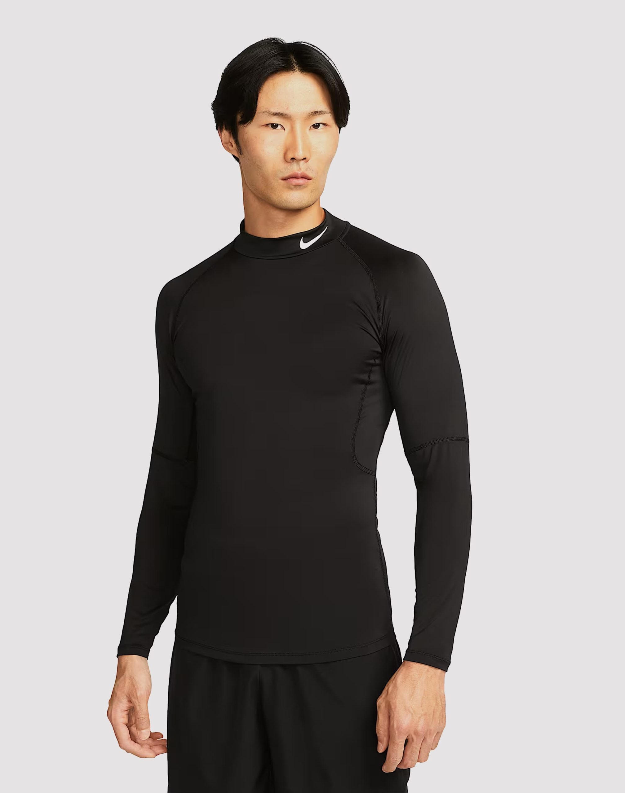 Nike Dri-FIT Fitness Mock-Neck Long-Sleeve
