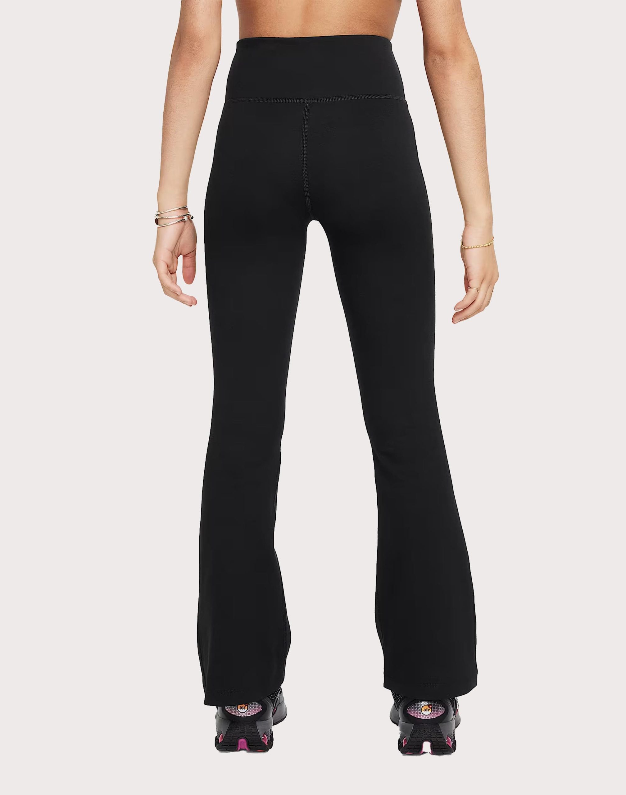 Nike High-Waisted Flared Leggings Grade-School - Image 2