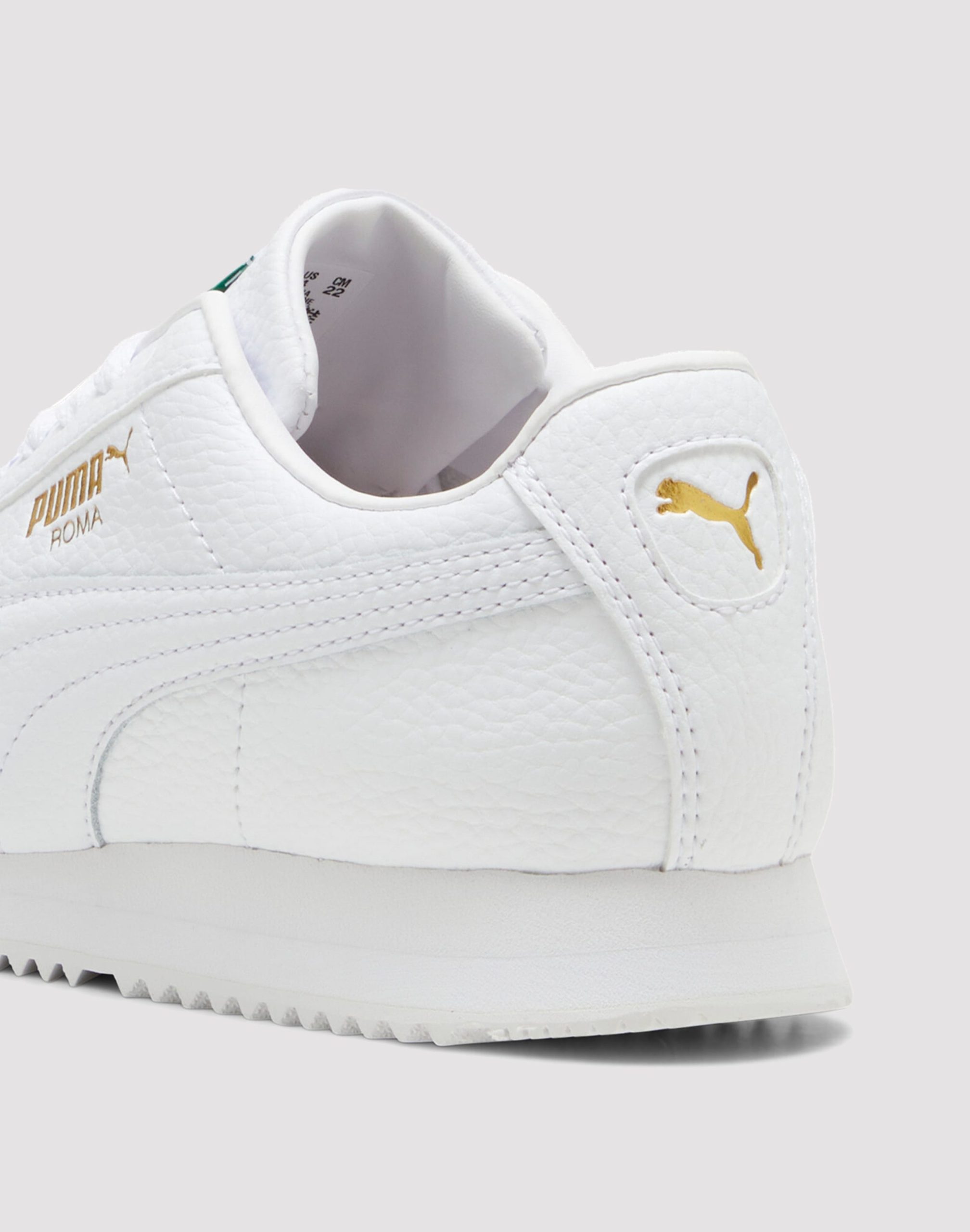 Puma Roma Grade School Kids' White - Image 4