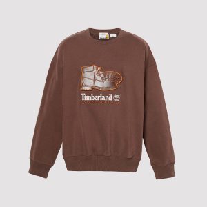 Timberland Box Fit Badge Fleece Crewneck