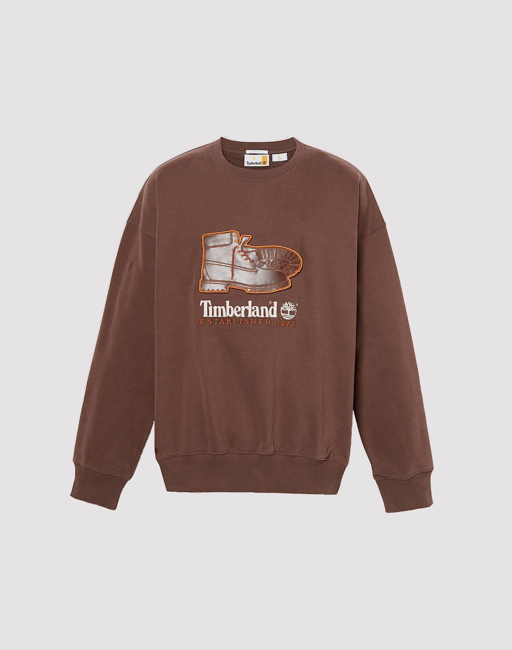 Timberland Box Fit Badge Fleece Crewneck