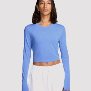 Nike Sportswear Slim Long-Sleeve Crop Shirt