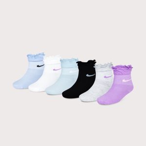 Nike Ruffle Ankle Socks 6-Pack
