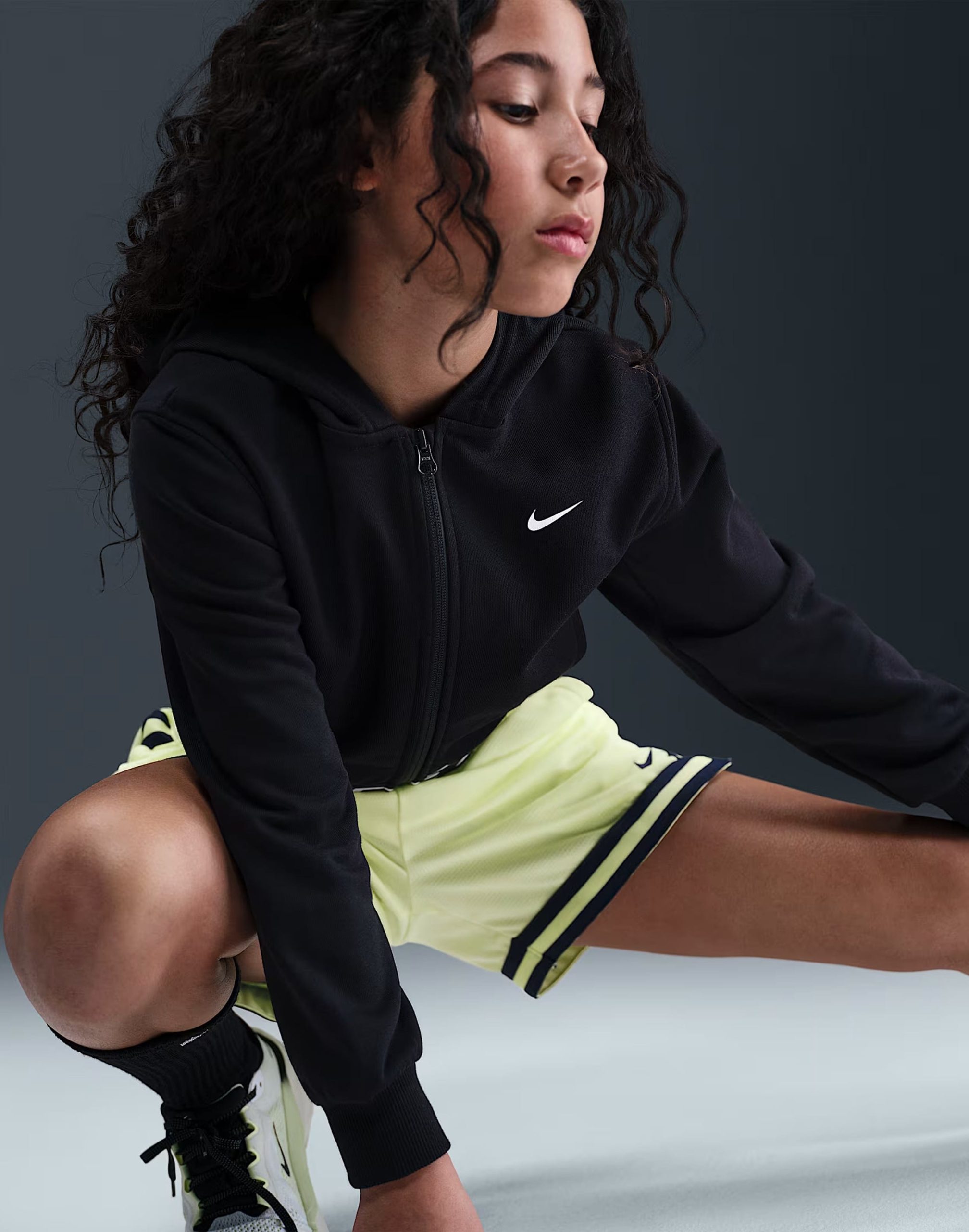 Nike Pro Fleece Dri-FIT Zip Hoodie Grade-School - Image 5