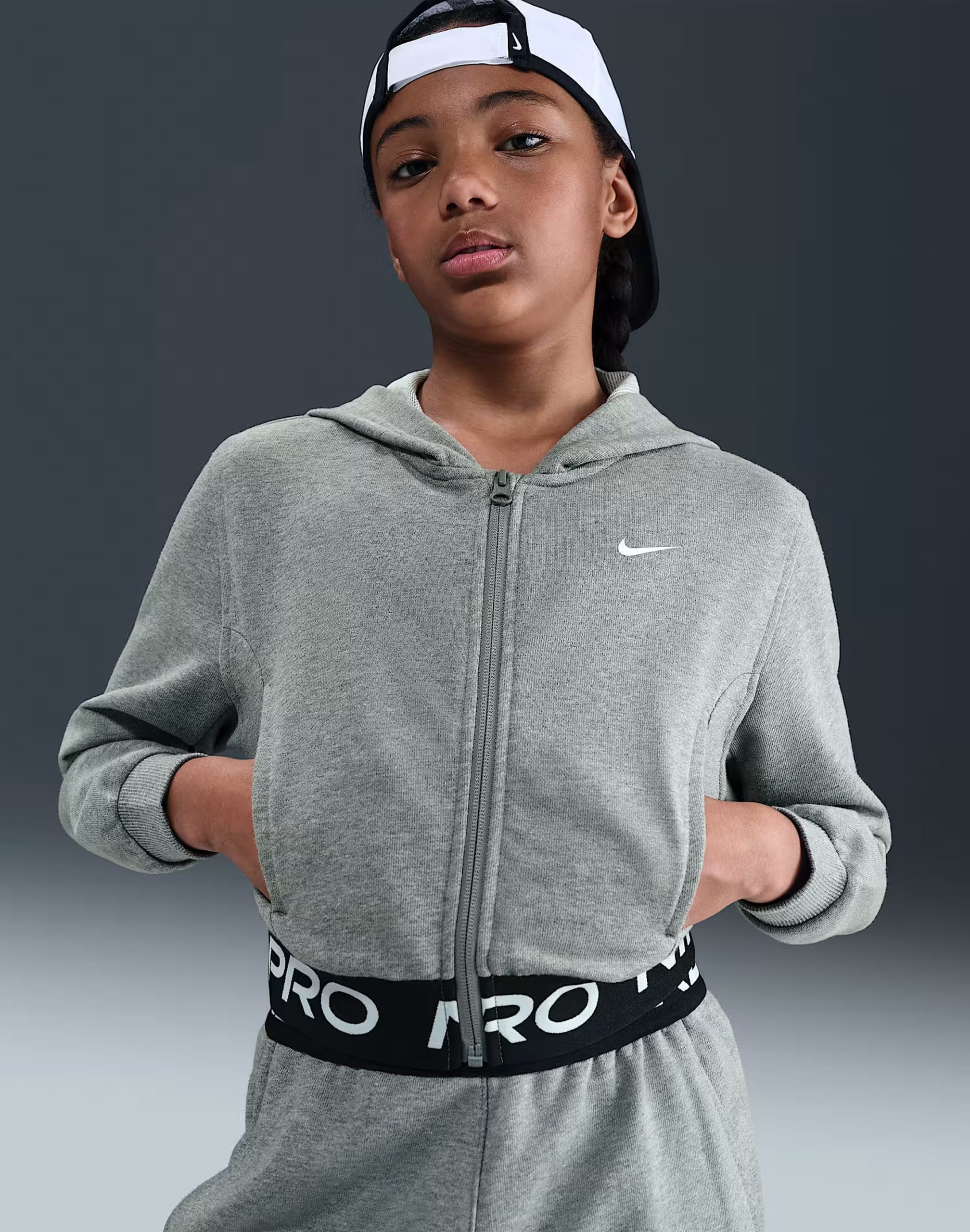 Nike Pro Fleece Dri-FIT Zip Hoodie Grade-School