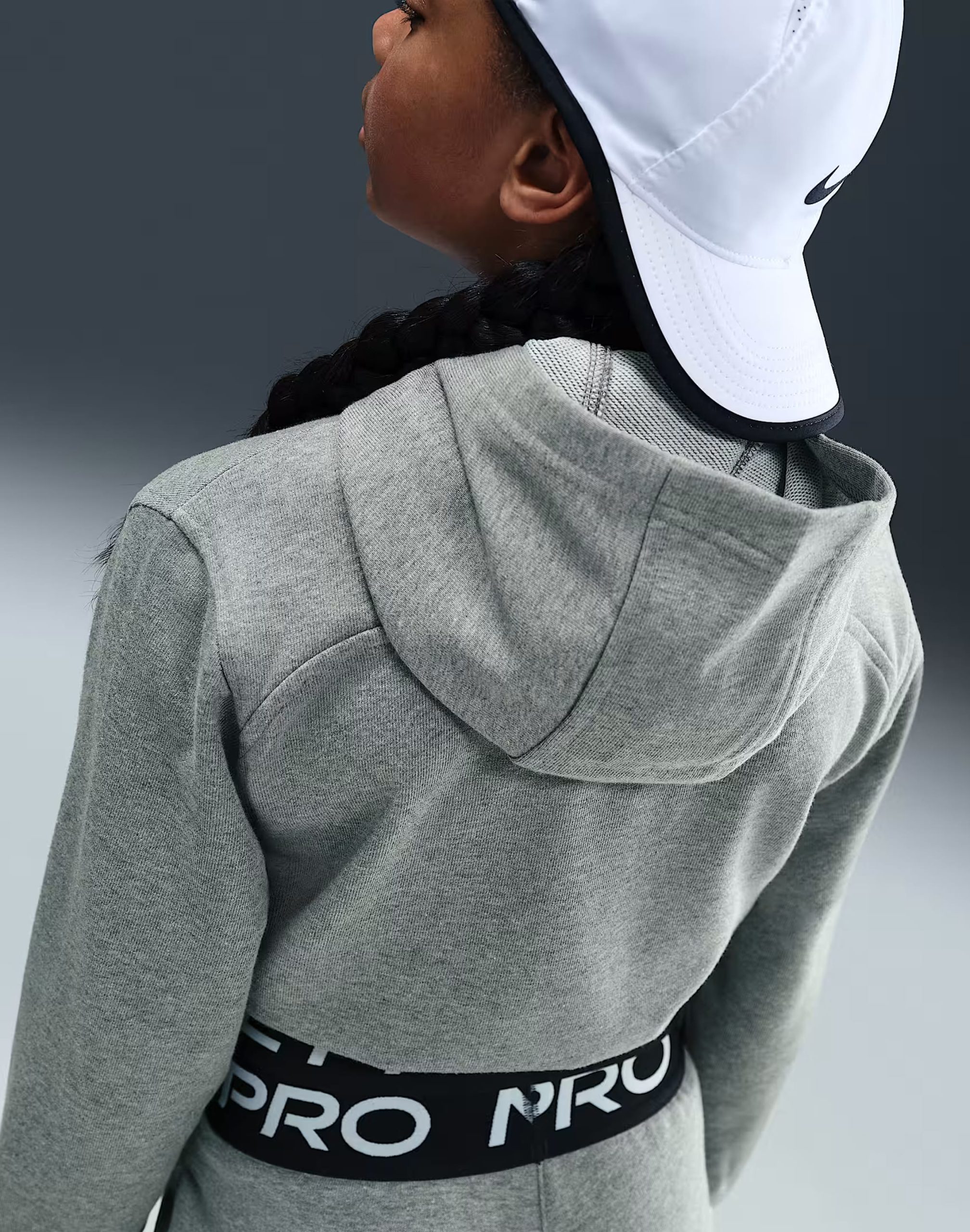 Nike Pro Fleece Dri-FIT Zip Hoodie Grade-School - Image 2