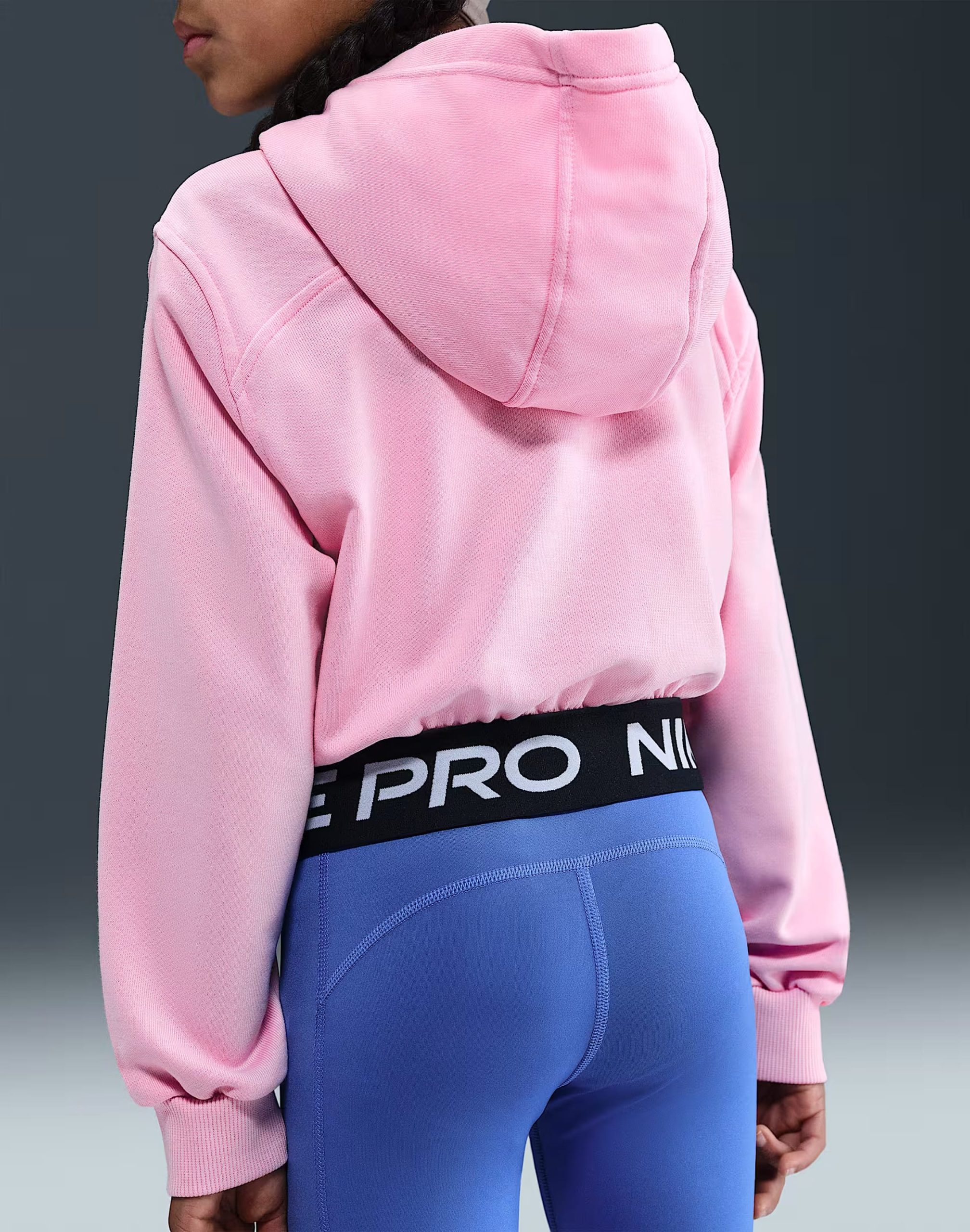 Nike Pro Fleece Dri-FIT Zip Hoodie Grade-School - Image 2