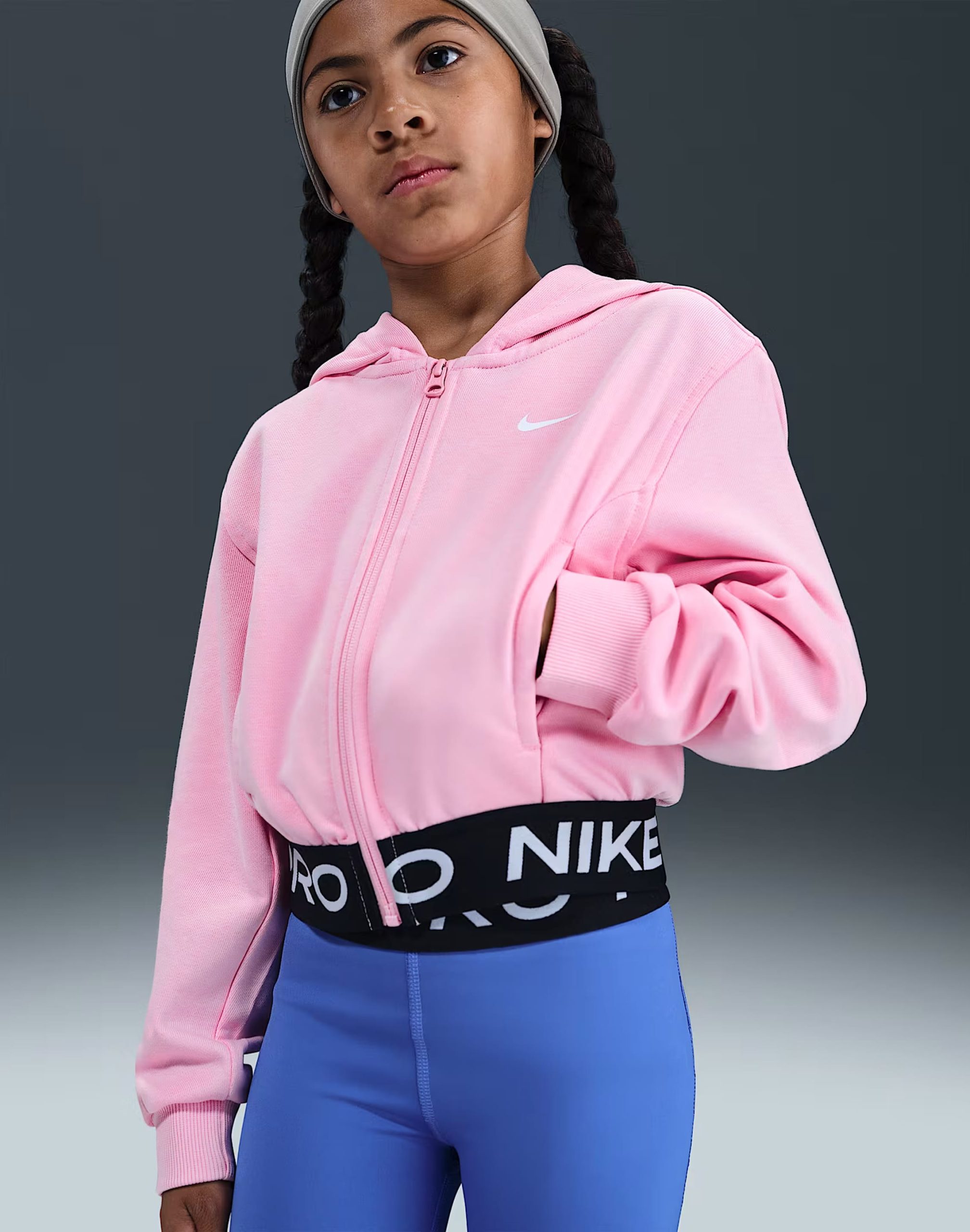 Nike Pro Fleece Dri-FIT Zip Hoodie Grade-School