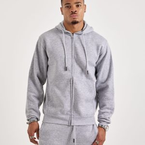 DH Essentials Basic Full-Zip Fleece Hoodie