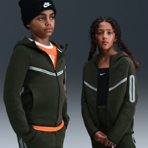 Nike Tech Fleece Full-Zip Reflective Hoodie Grade-School