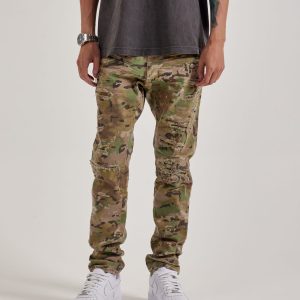 Jordan Craig Basic Sean Slim Distressed Denim Jeans