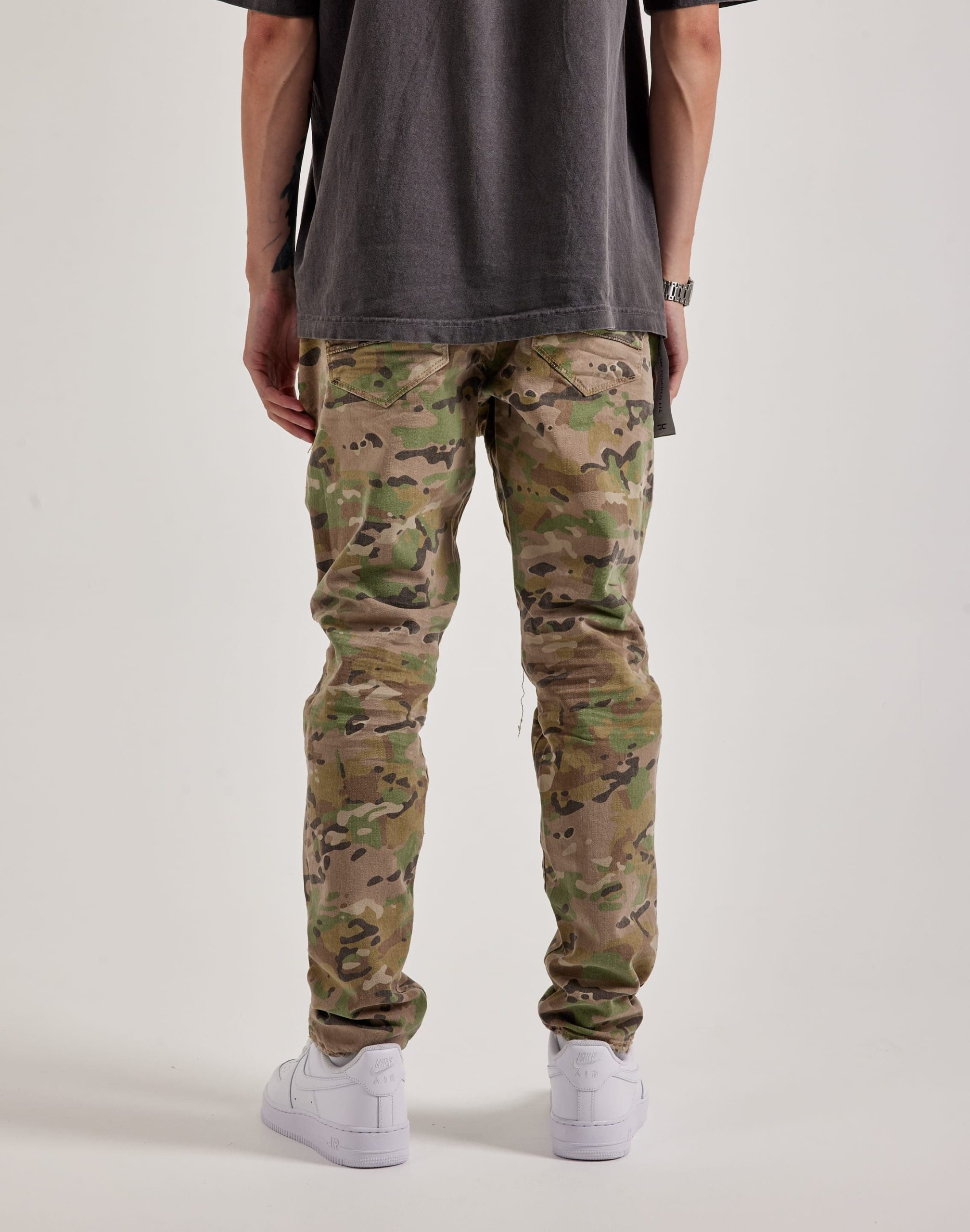 Jordan Craig Basic Sean Slim Distressed Denim Jeans - Image 4