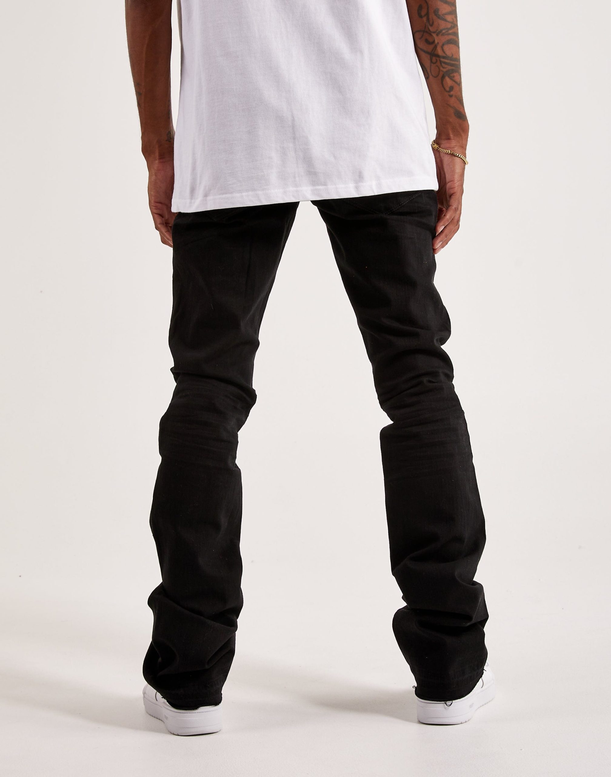Jordan Craig Stacked Distressed Denim Jeans - Image 2