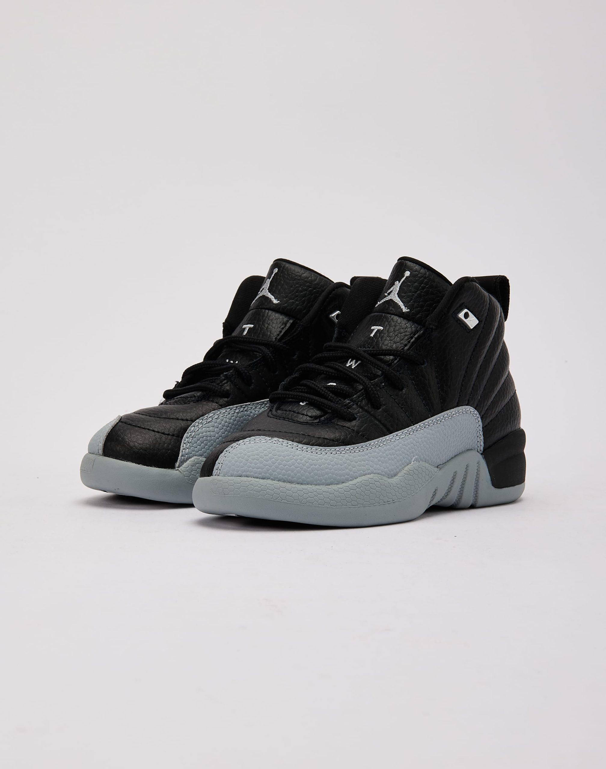 Jordan Air Jordan 12 Retro 'Black Wolf Grey' Pre-School - Image 2