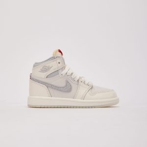 Jordan Air Jordan 1 Retro High OG 'Sail and University Red' Pre-School