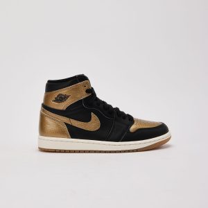 Jordan Air Jordan 1 Retro High OG 'Black And Gold' Grade-School