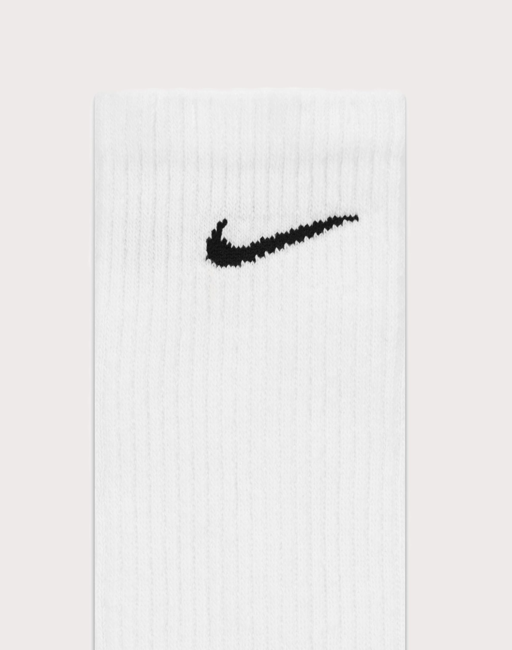 Nike Everyday Plus Cushioned White Training Crew Socks (6 Pairs) - Image 5