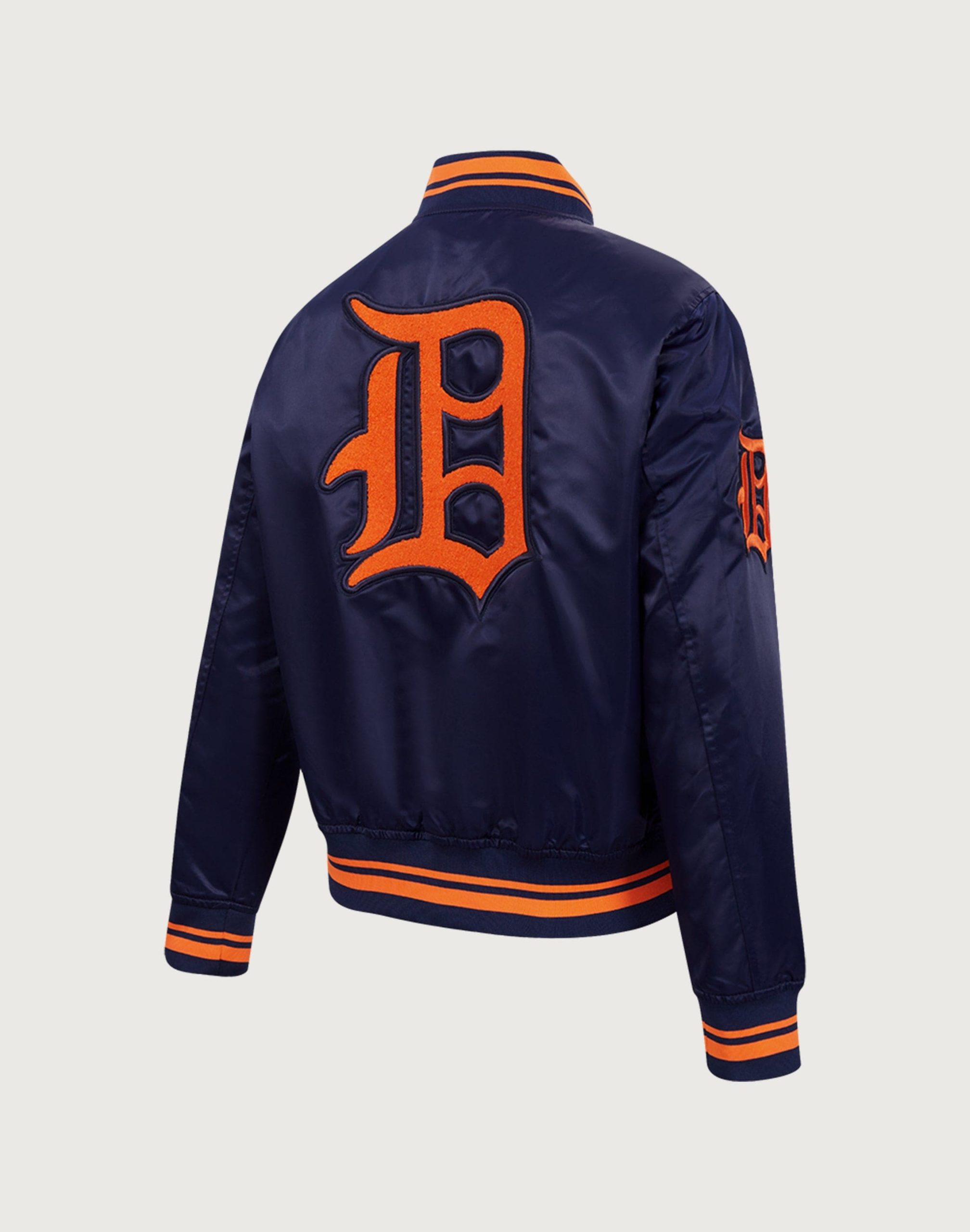 Pro Standard MLB Detroit Tigers Retro Classic Rib Satin Jacket - Image 3