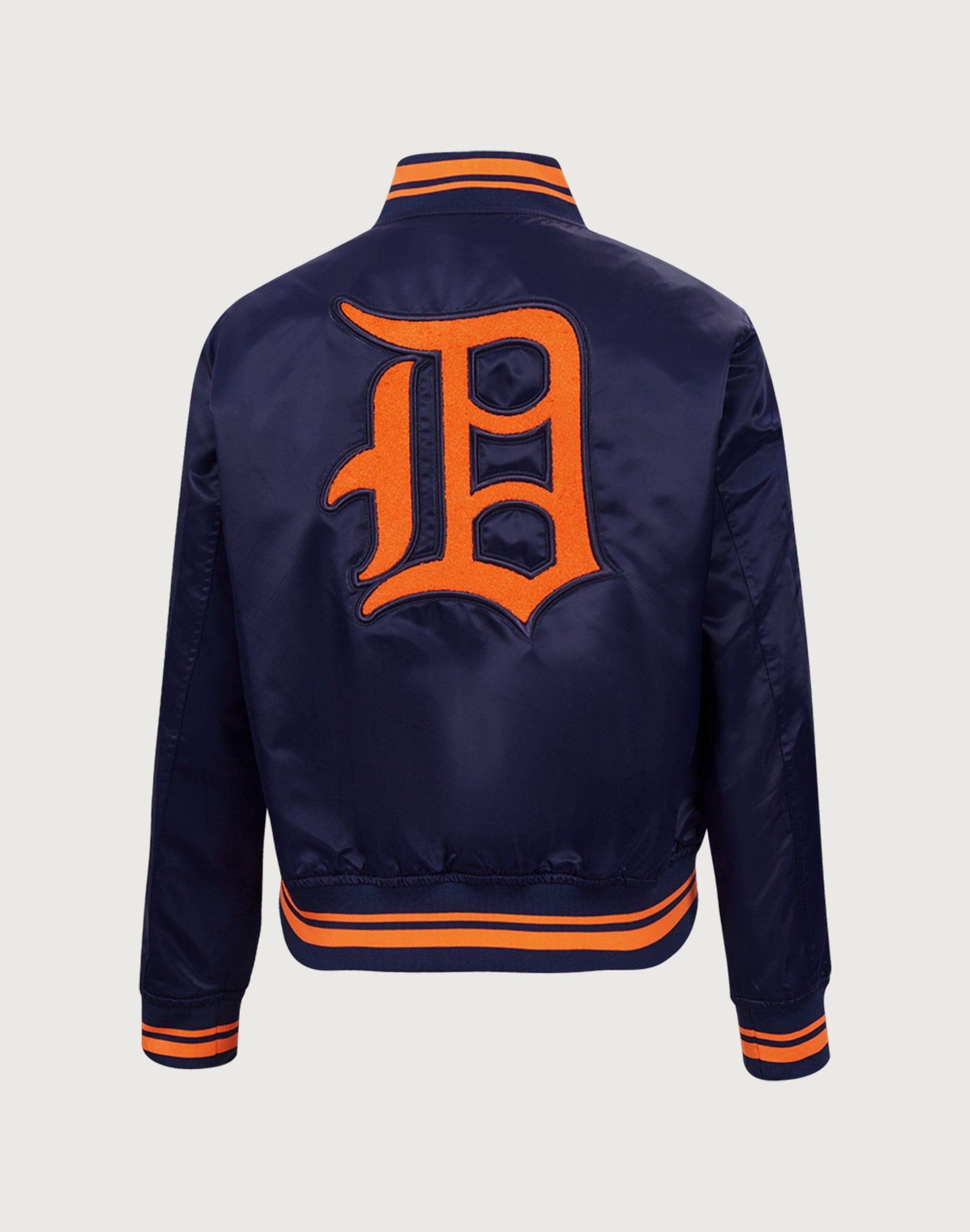 Pro Standard MLB Detroit Tigers Retro Classic Rib Satin Jacket - Image 4