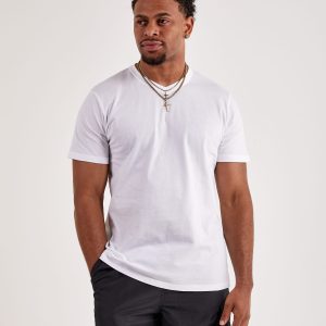 Luxe T Fitted V-Neck Tee