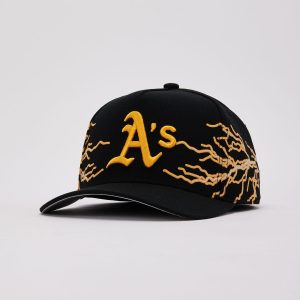 Mitchell & Ness MLB Oakland Athletics Lightning Pro Pinch Snapback Hat