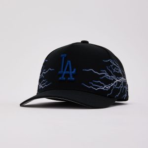 Mitchell & Ness MLB Los Angeles Dodgers Lightning Pro Pinch Snapback Hat