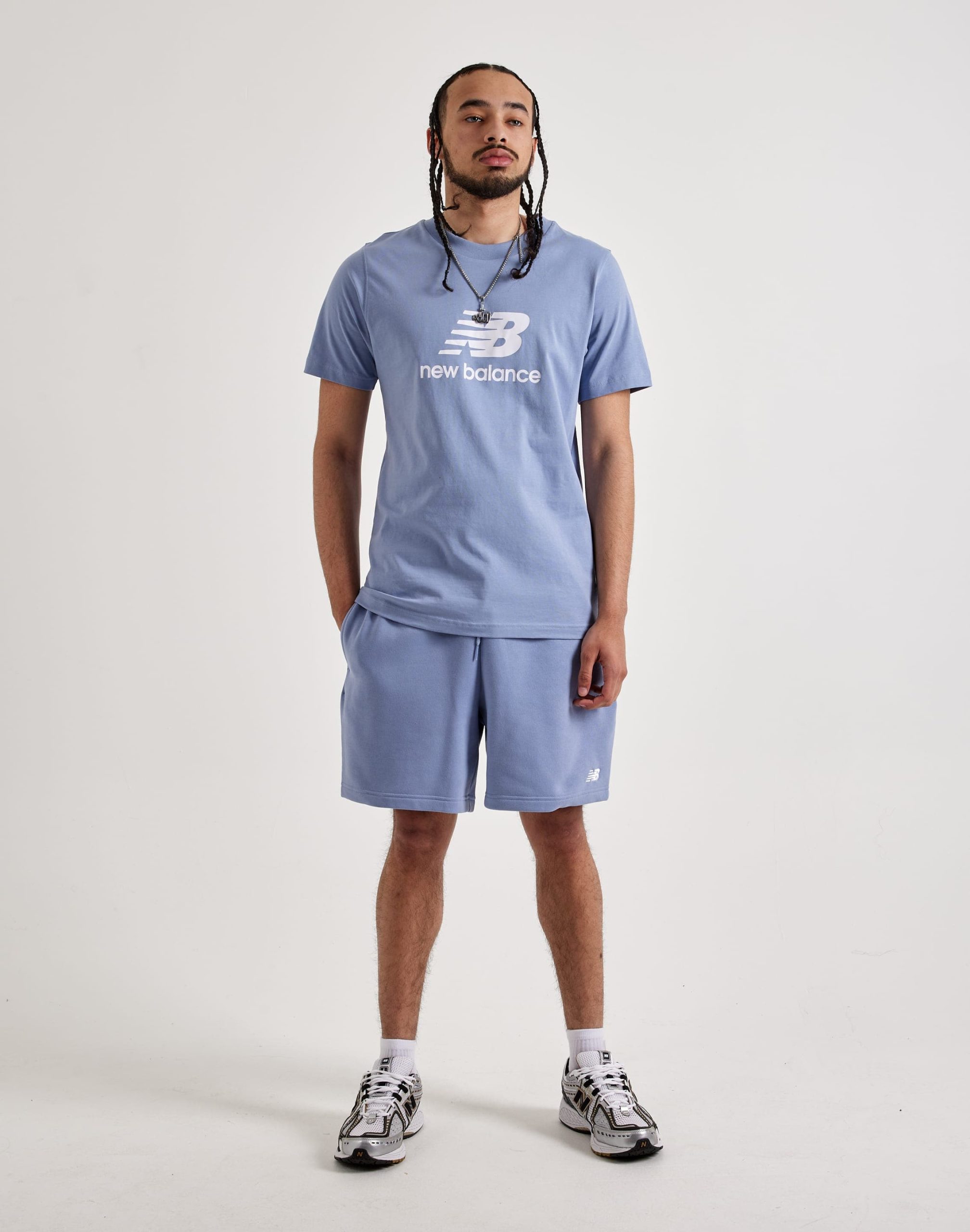 New Balance Essentials Stacked Logo Tee - Image 4