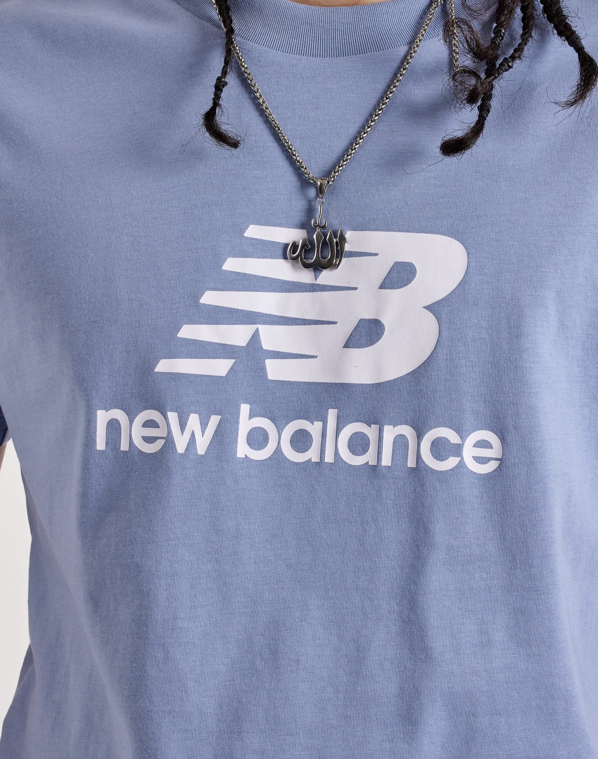 New Balance Essentials Stacked Logo Tee - Image 2
