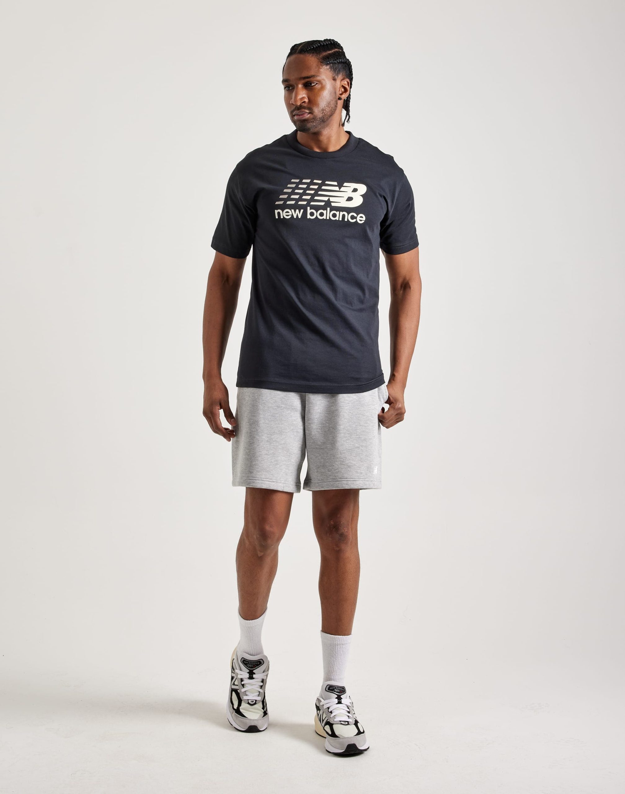 New Balance Linear Logo Tee - Image 4