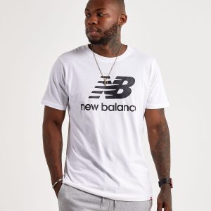 New Balance Essentials Stacked Logo Tee