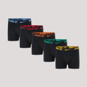 Nike Dri-FIT Color Pop Boxer Briefs 5-Pack Grade-School