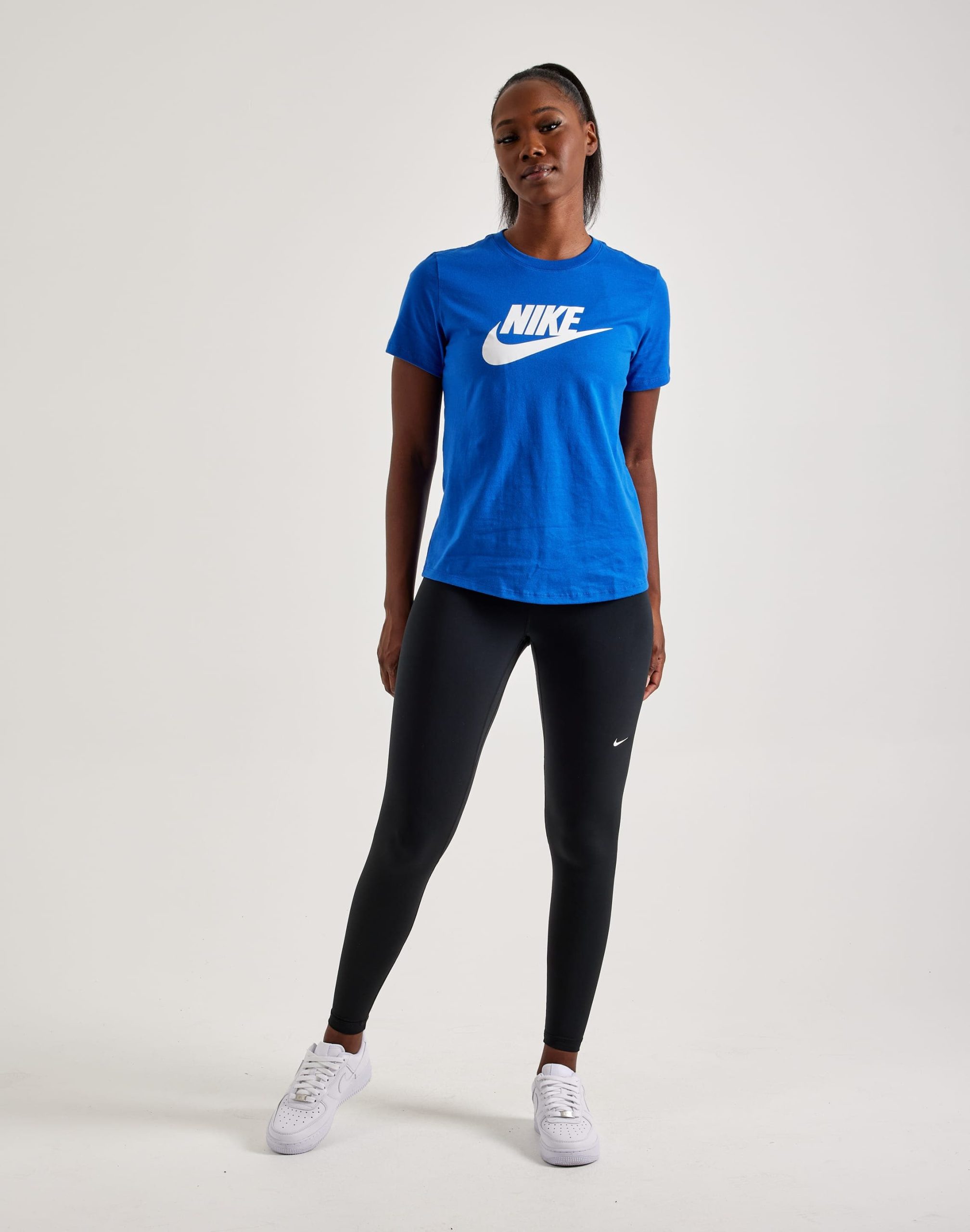 Nike Pro Mid-Rise Mesh-Paneled Leggings - Image 5
