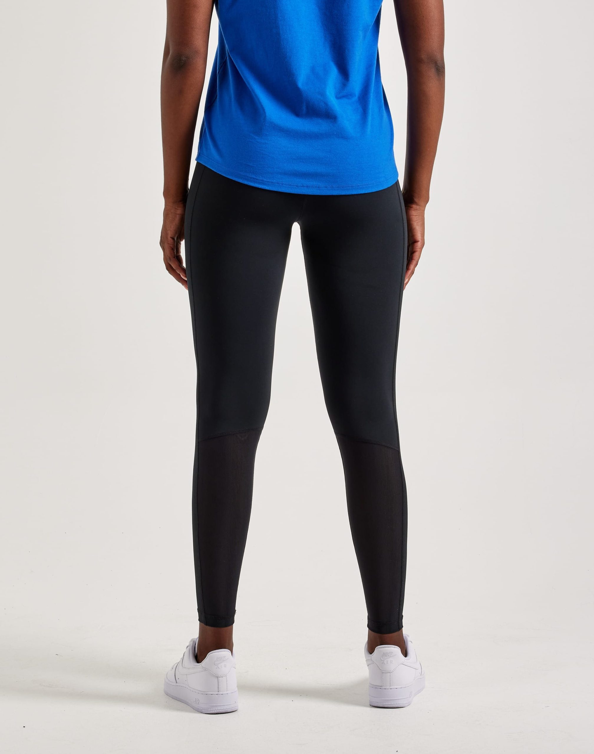 Nike Pro Mid-Rise Mesh-Paneled Leggings - Image 4