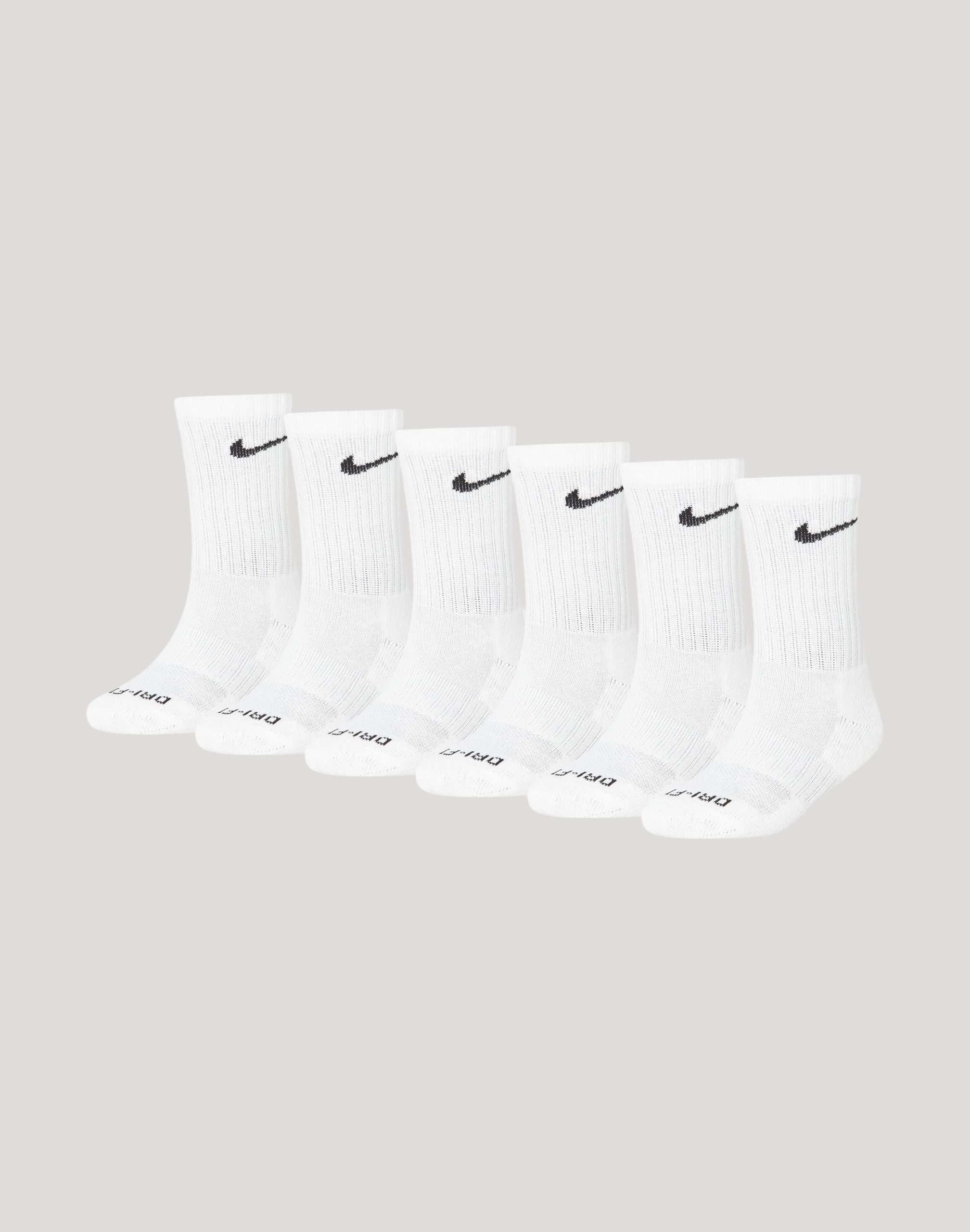 Nike Dri-FIT Performance Crew Socks 6-Pack Grade-School