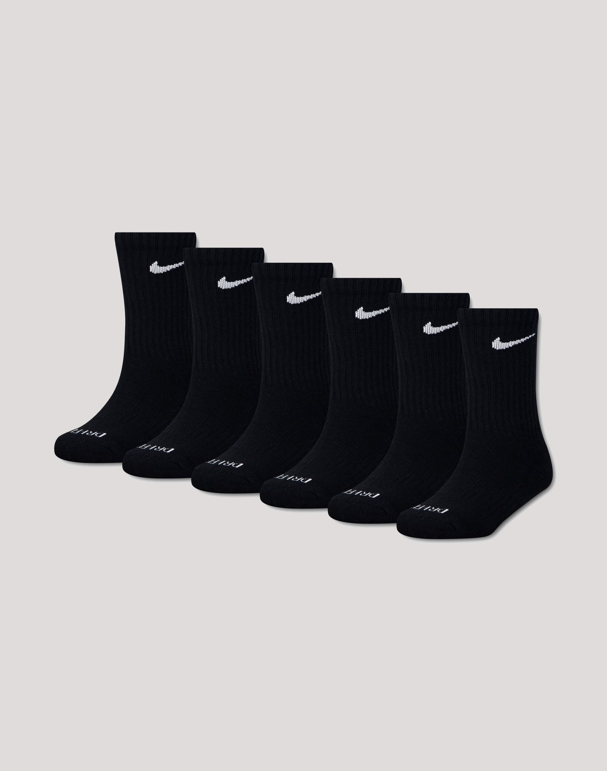 Nike Dri-FIT Performance Crew Socks 6-Pack Grade-School