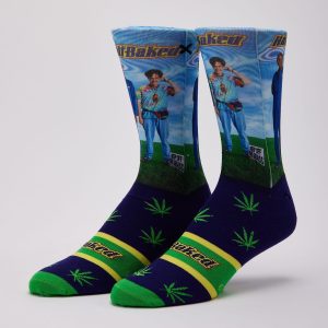 Odd Sox Half Baked Thurgood Crew Socks