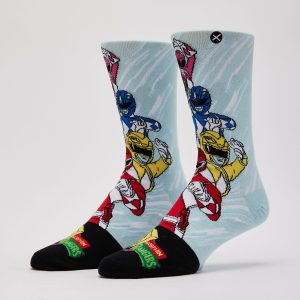 Odd Sox Power Rangers Assembled Crew Socks