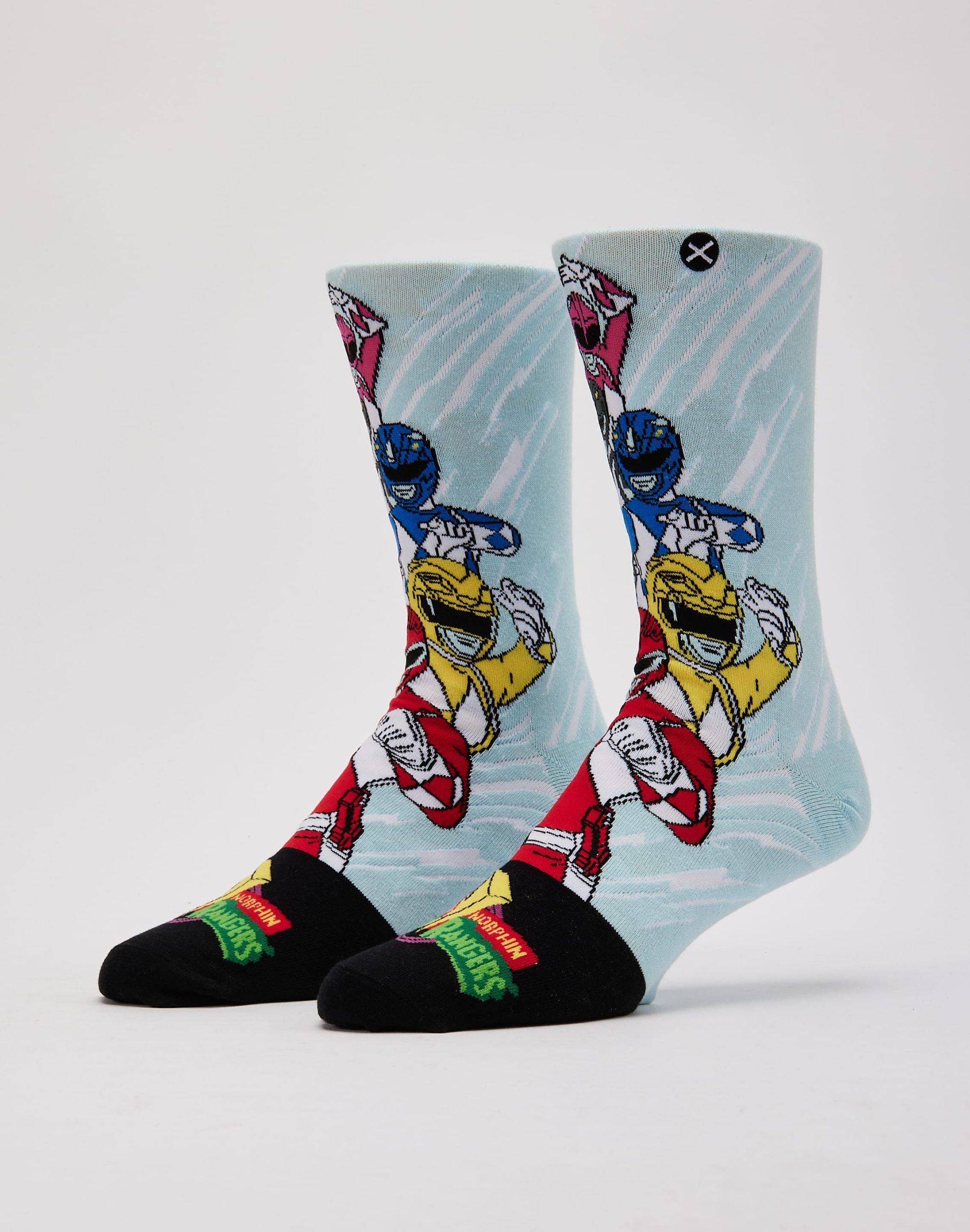 Odd Sox Power Rangers Assembled Crew Socks