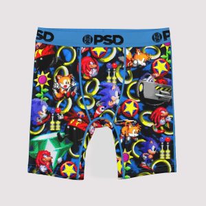 Psd Underwear Sonic Gamer Boxer Briefs Grade-School