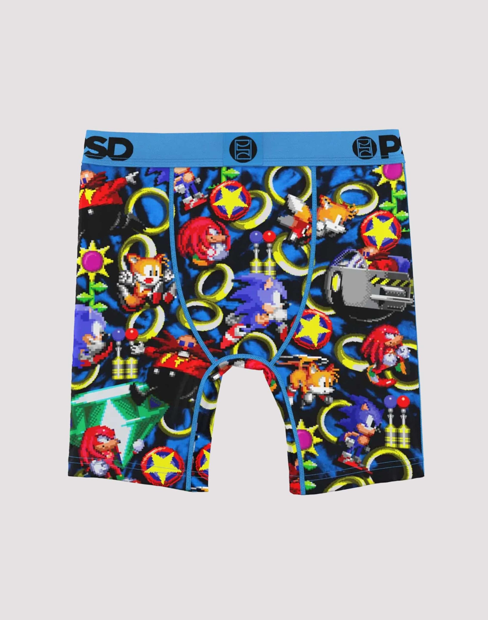 Psd Underwear Sonic Gamer Boxer Briefs Grade-School - Image 2