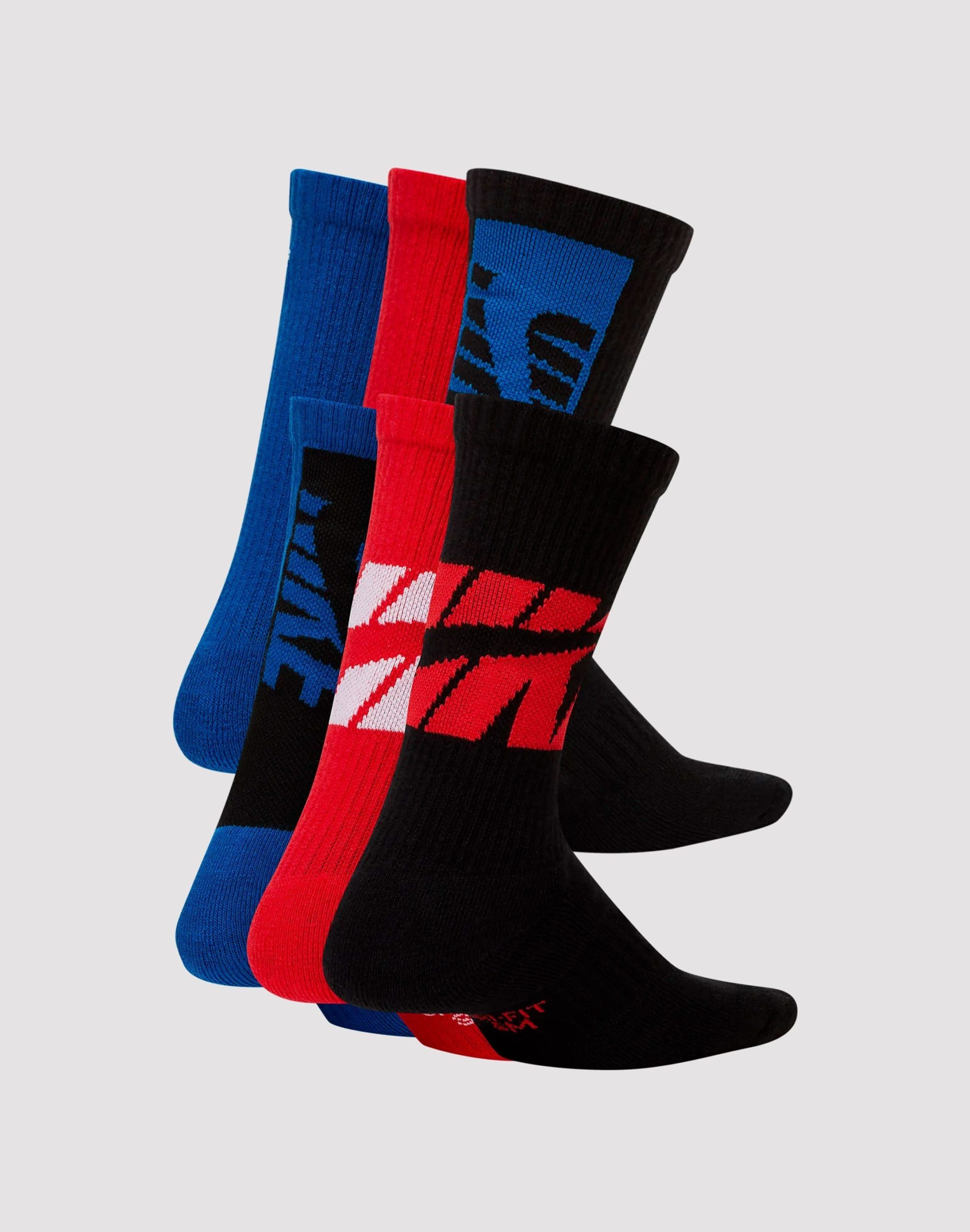 Nike Everyday Cushioned Crew Socks 6-Pack Grade-School - Image 2