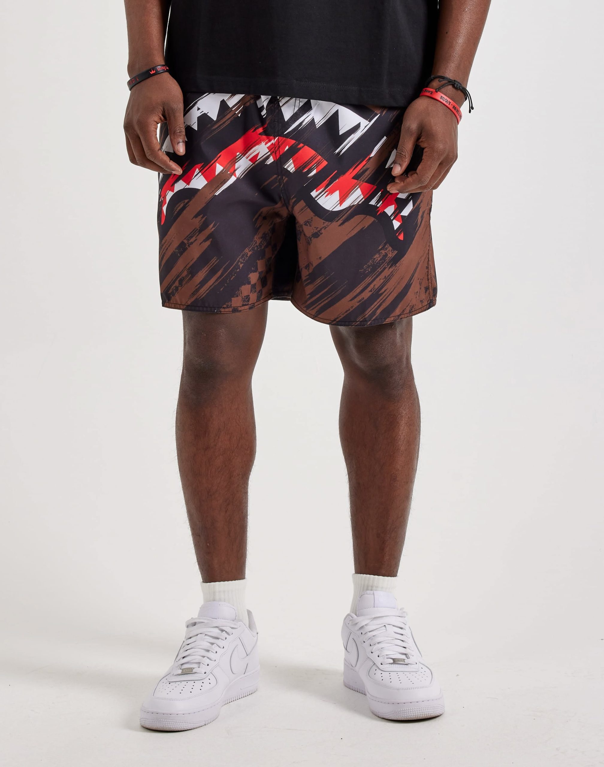 Sprayground Drifter Shark Racer Swim Shorts