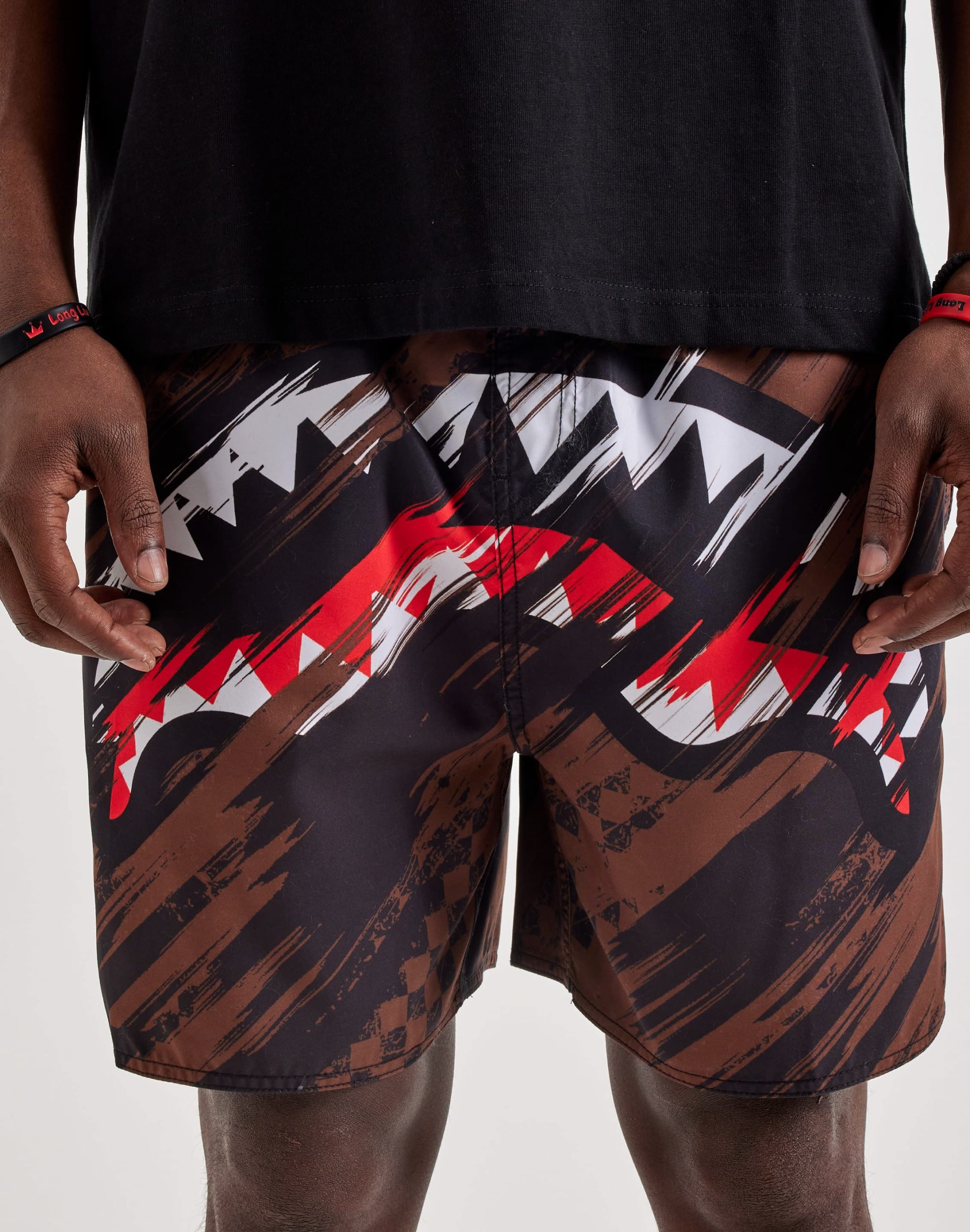 Sprayground Drifter Shark Racer Swim Shorts - Image 3