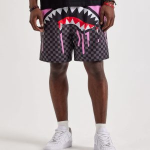 Sprayground Ocean Drip Check Swim Shorts