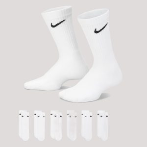 Nike Everyday Cushioned Crew Socks 6-Pack Grade-School