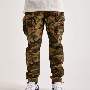 Smoke Rise Utility Peach Nylon Cargo Pants