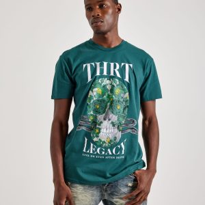 THRT Dark Garden Skull Tee