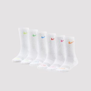 Nike Dri-FIT Crew Socks 6-Pack Grade-School