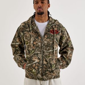 Von Dutch Realtree Camo Full-Zip Canvas Hoodie